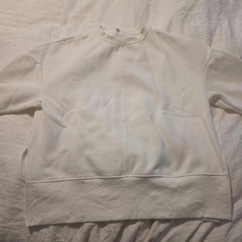 Womens  White Sweatshirt
